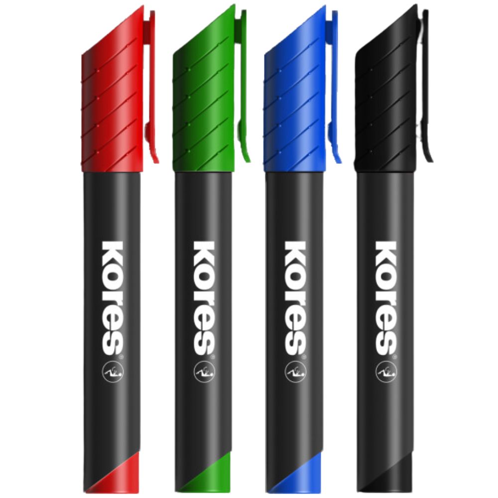 Kores Marcadores Permanentes XP2 Set 4 Und