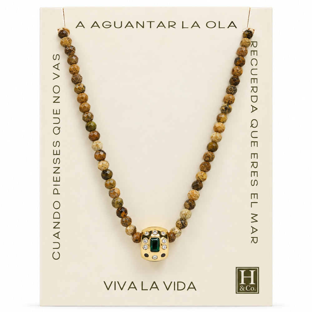H&Co Collar Para Damas Kairos Sand