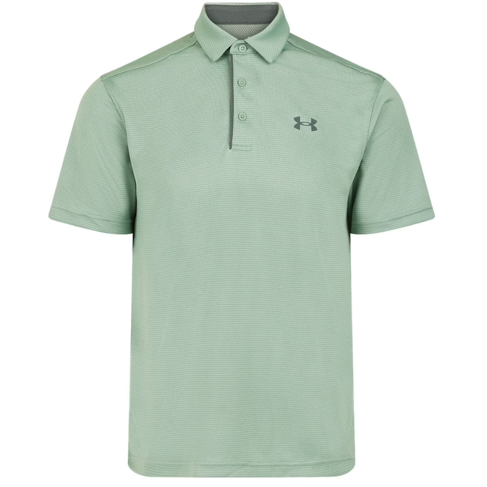 Under Armour Franela Polo Tech Para Caballeros Color SilicaGreen/PitchGray