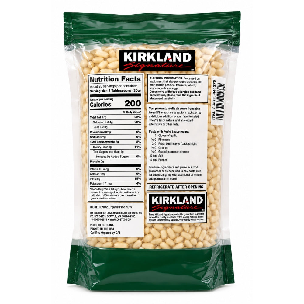 Piñones Kirkland Organic 680g