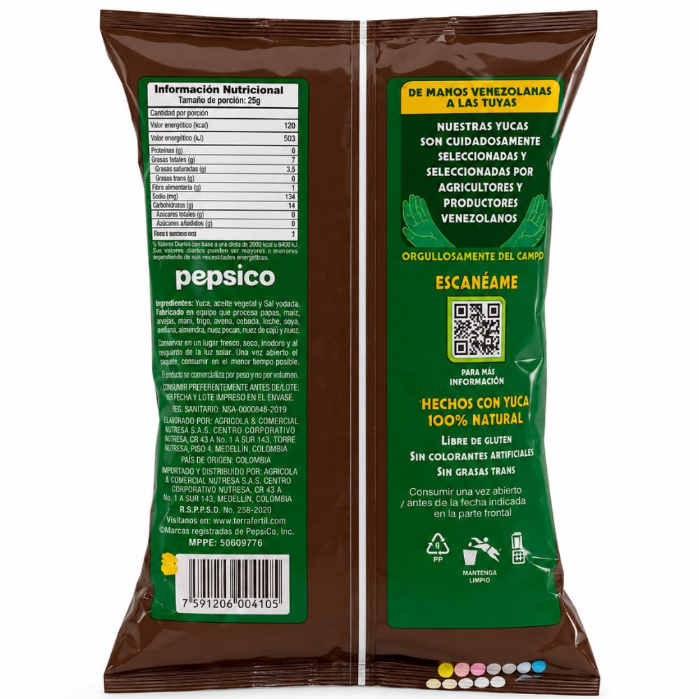 Natuchips Yuca Crema y Cebolla Pack 6und x 38gr