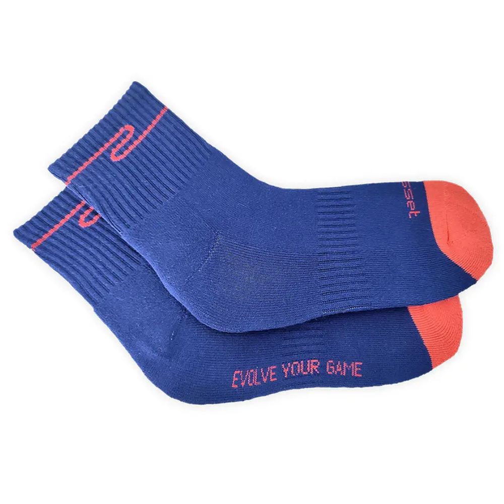 Zusset Medias Zet Para Padel Navy/Coral 1 Par
