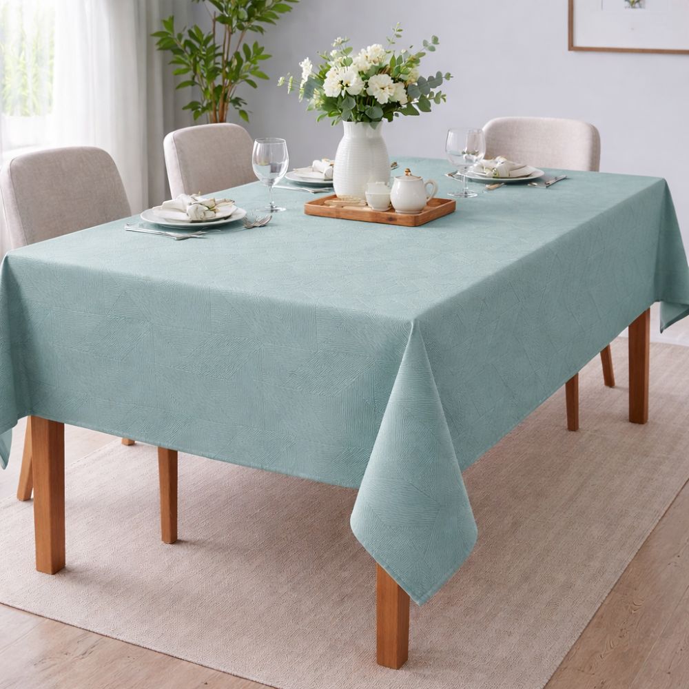 Mantel Rectangular Damask Dug Color Teakl Sodahl 140 x 370 cm