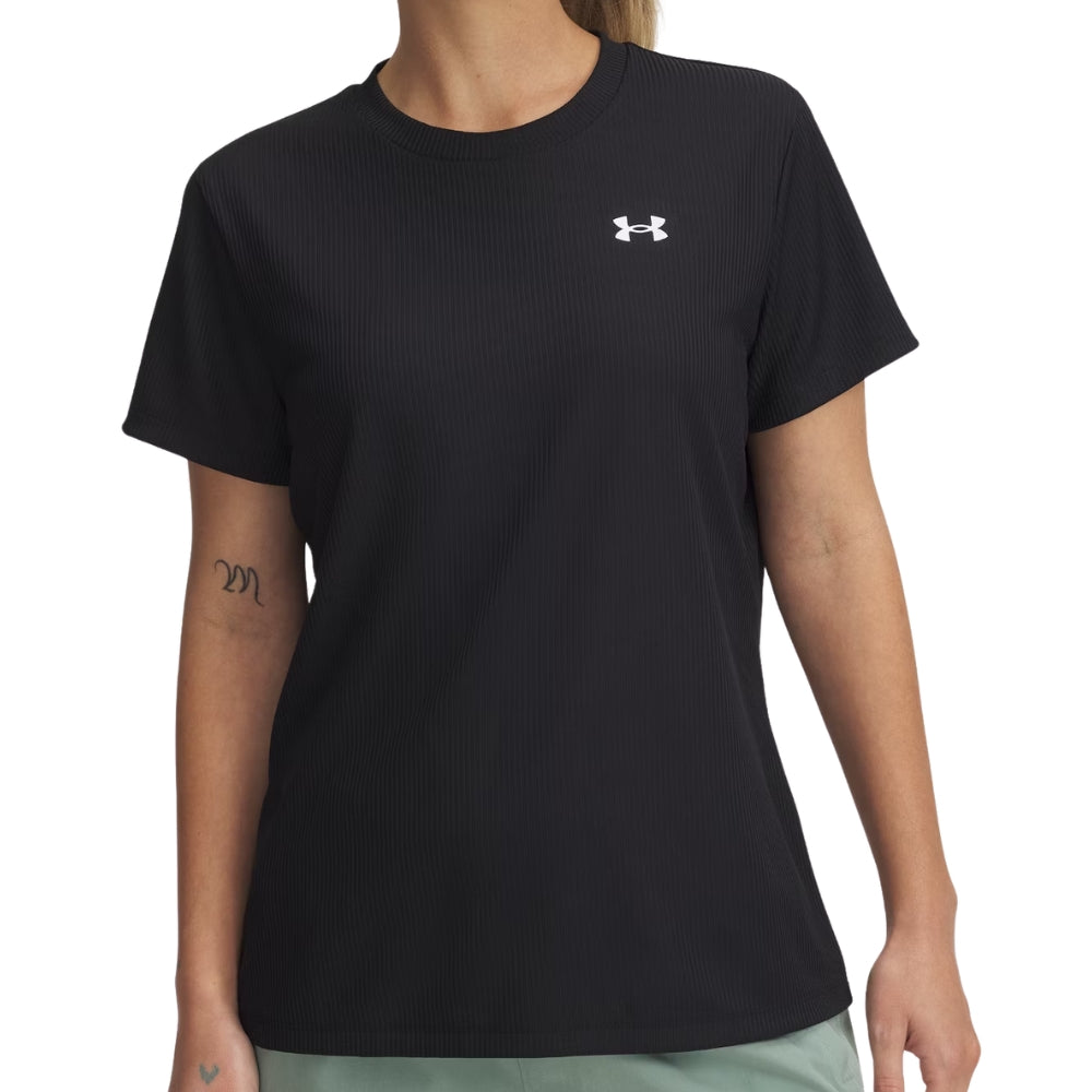 Under Armour Camiseta Basica Para Damas Color Negro