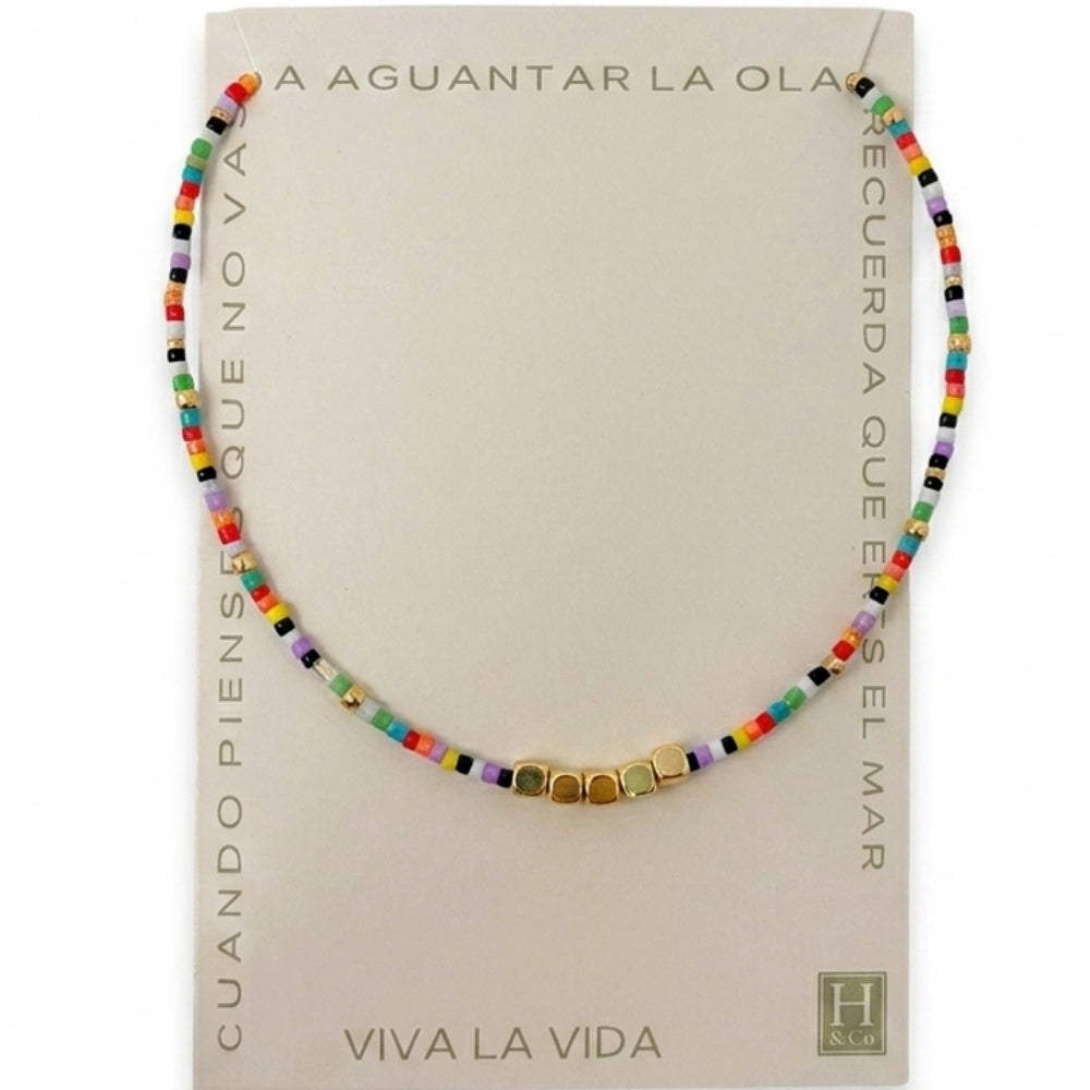 H&Co Collar Mostacilla Multicolor