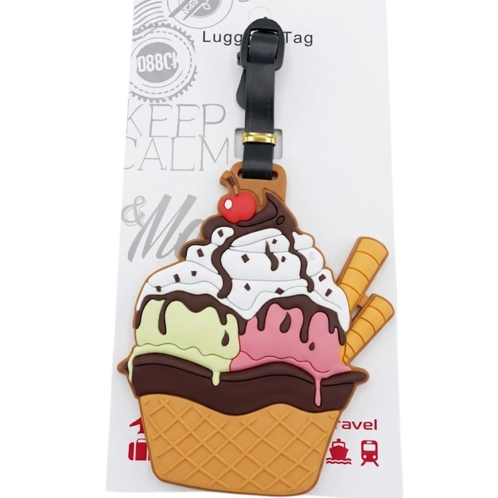 Travel Shop Identificador De Equipaje Figura Ice Cream