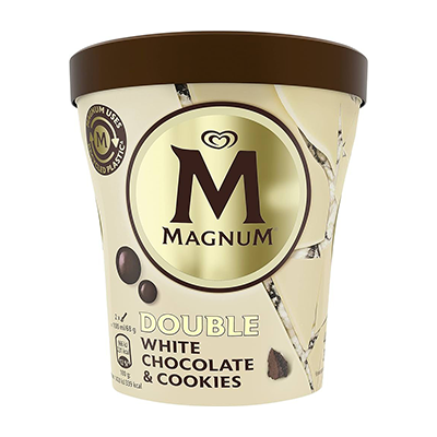 Helado Magnum Double White Chocolate & Cookies 440ml
