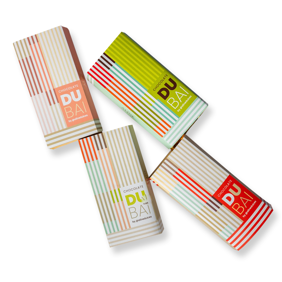 Chocolate Blanco Dubai Relleno de Pistacho