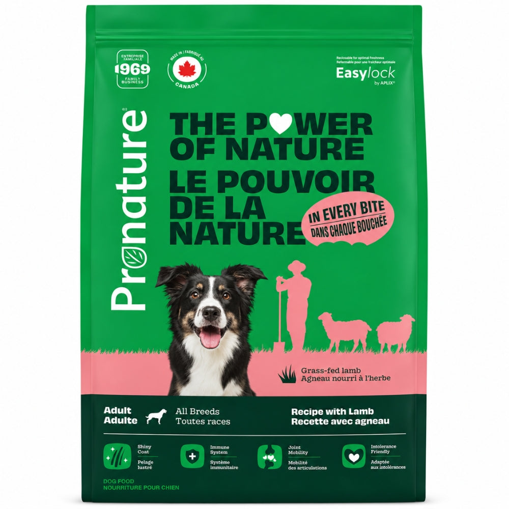 Pronature Alimento para Perros de Todas las Razas Sabor Cordero 11,3 Kg