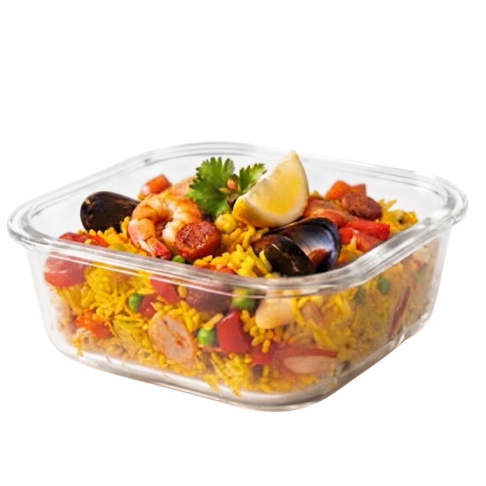 Alfa Hogar Conservador Hermético De Vidrio Con Tapa Plastica 1200ml