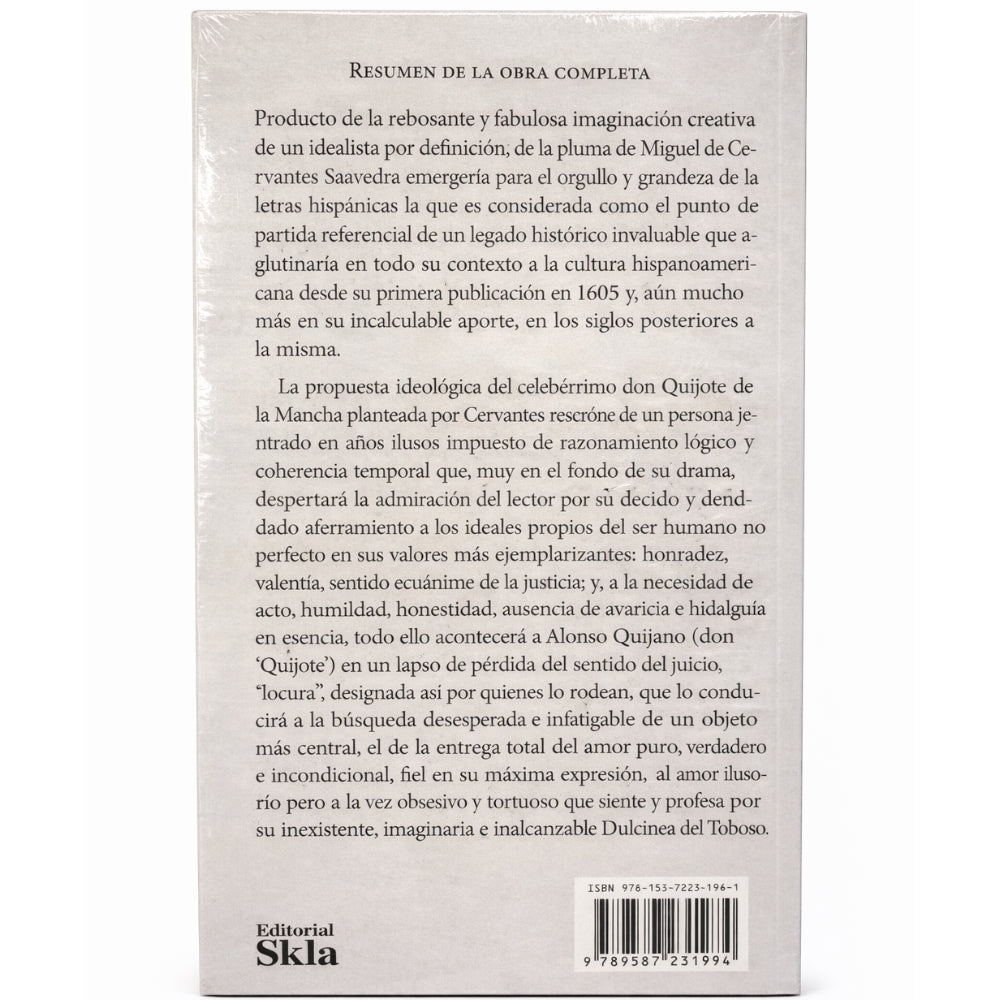 Miguel De Cervantes Saavedra "Don Quijote De La Mancha" (Skala)