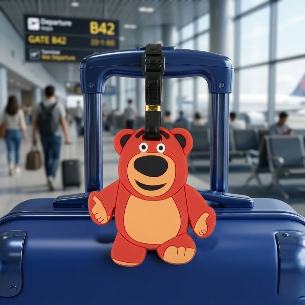Travel Shop Identificador De Equipaje Figura Brown Bear