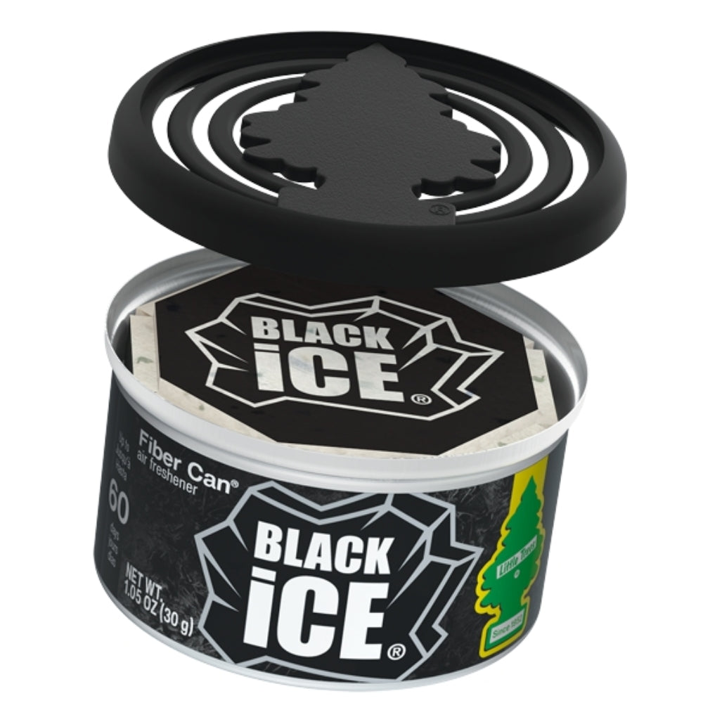 Aromatizante Little Trees Fiber Can Black Ice 30gr