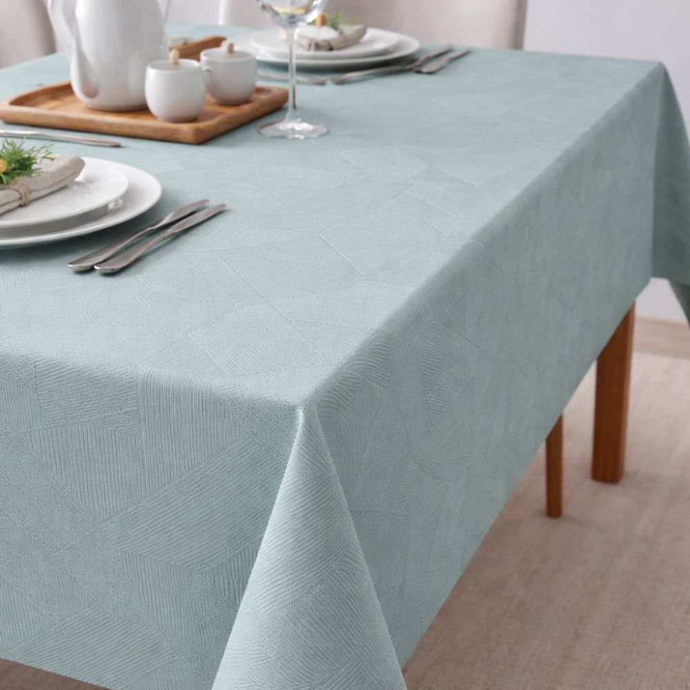 Mantel Rectangular Damask Dug Color Teakl Sodahl 140 x 370 cm