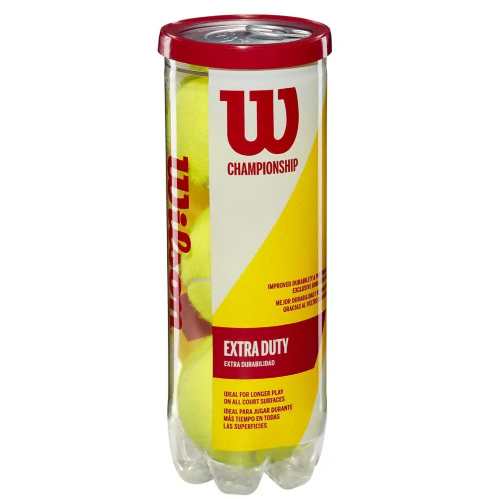 Wilson Pelotas De Tennis Championships Extra Duty (T1001) 3Und