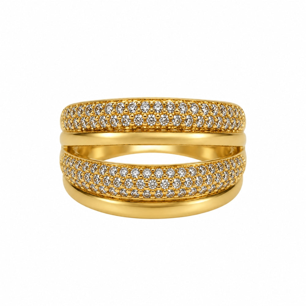H&Co Anillo Ajustable Para Damas Halo