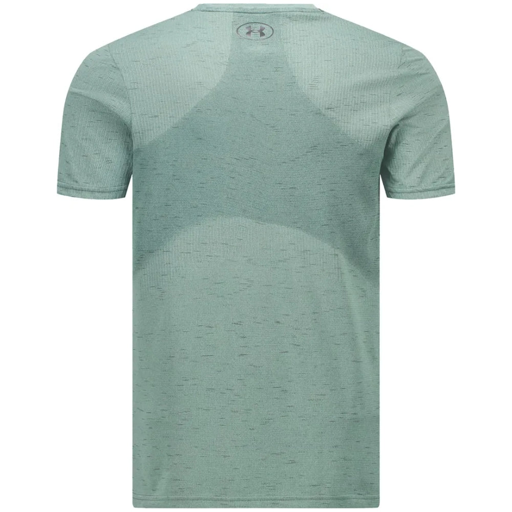 Under Armour Franela Manga Corta Para Caballeros Vanish Seamless SS Silica Green