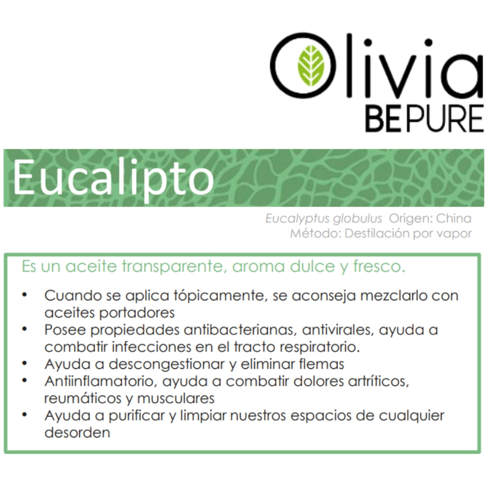 Olivia Be Pure Aceite Esencial Eucalipto 10ml