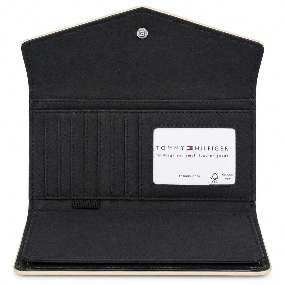 Tommy Hilfiger Monedero con Tapa Beige