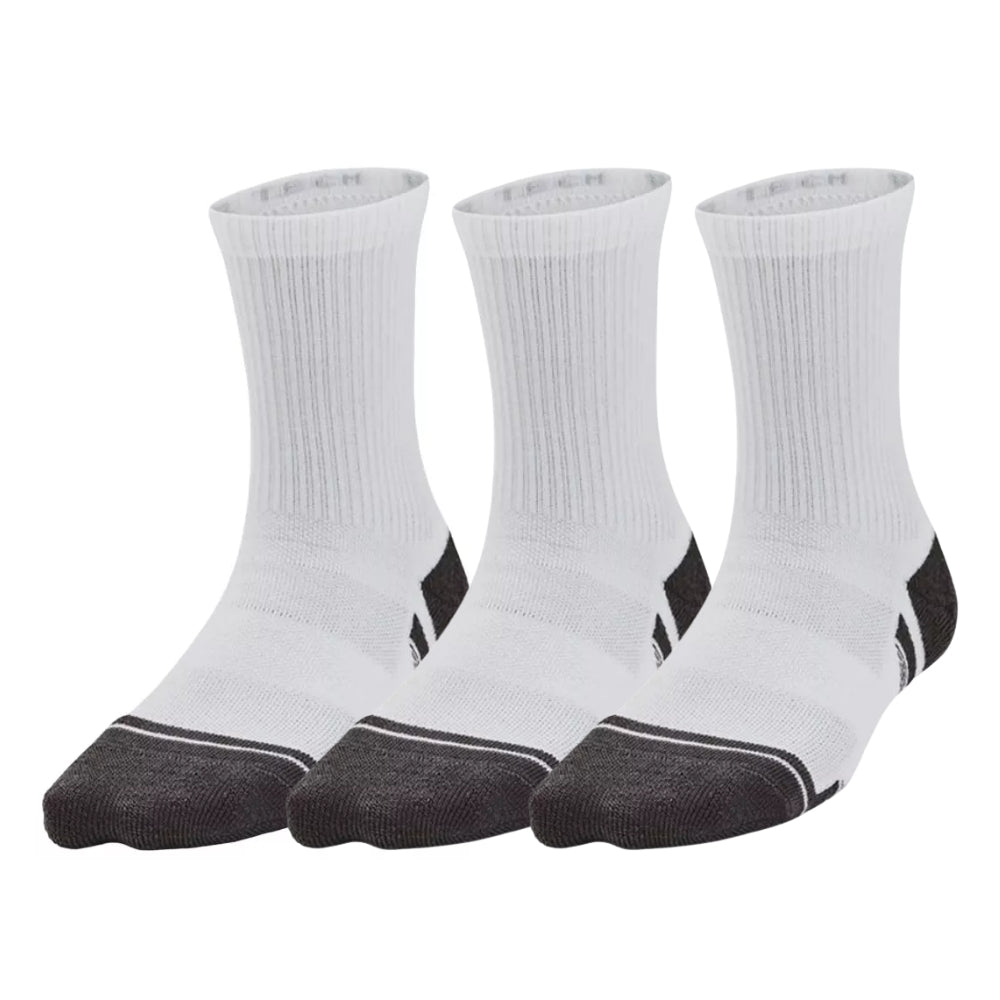 Under Armour Medias Deportivas Para Niños  3 Pack Color Blanco