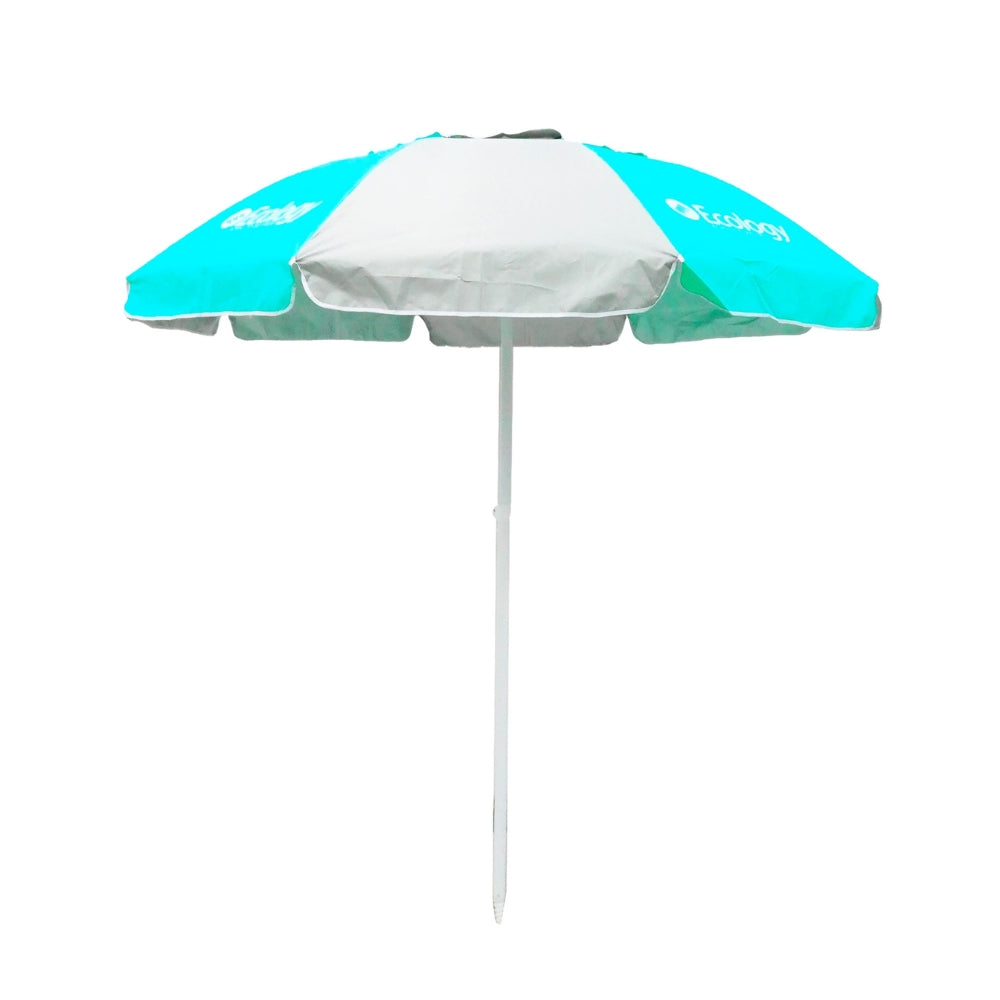 Ecology Sombrilla UV Fibra Max Turquesa Y Gris