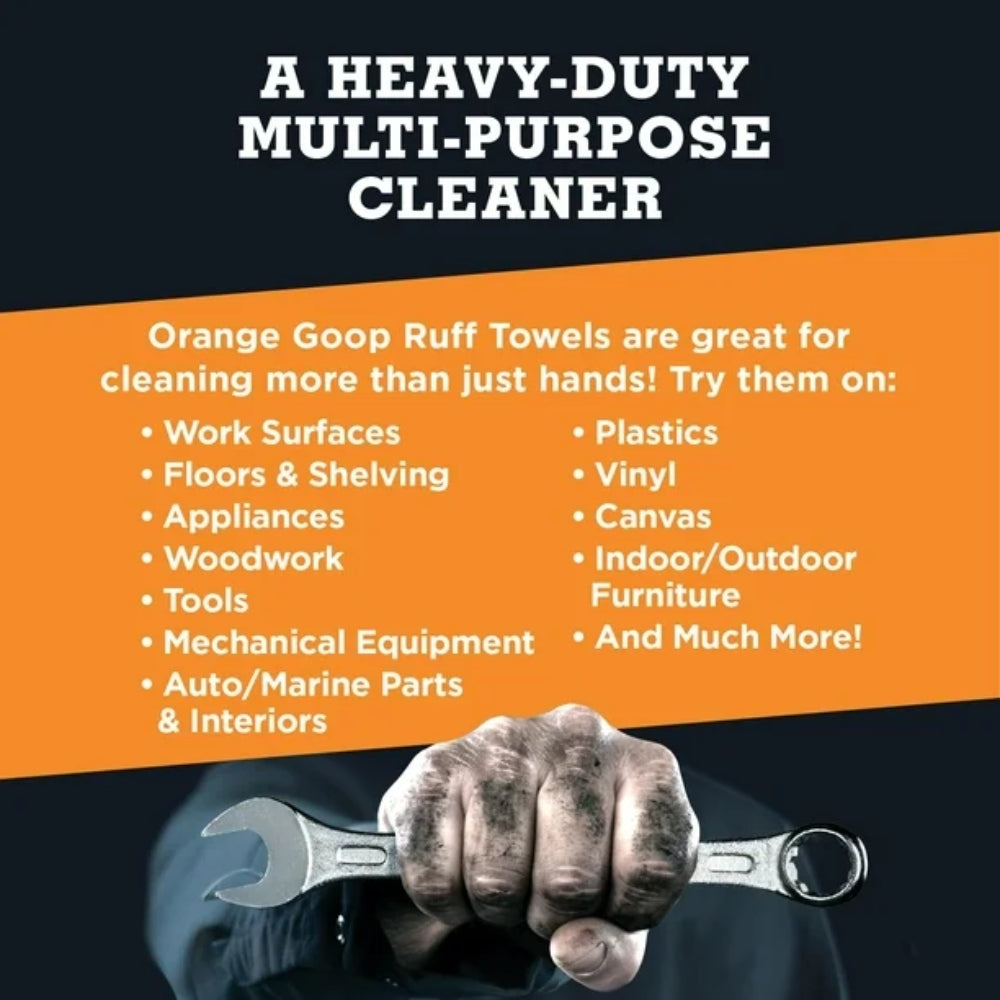 Goop Orange Toallas Jabón Desengrasante 72 Und