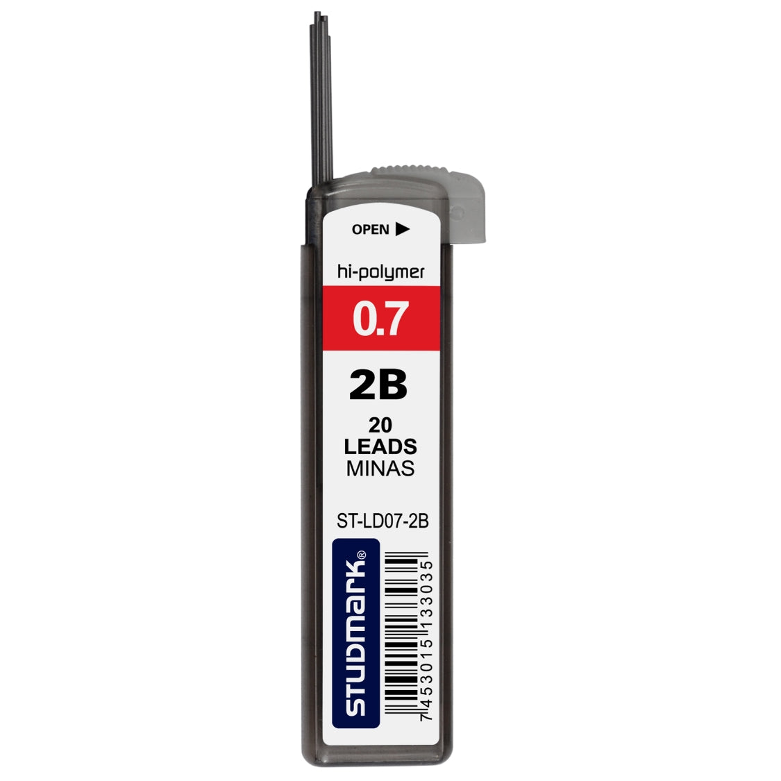 Studmark Minas De Repuestos 0.7mm 2B 1 Und x 20 Minas