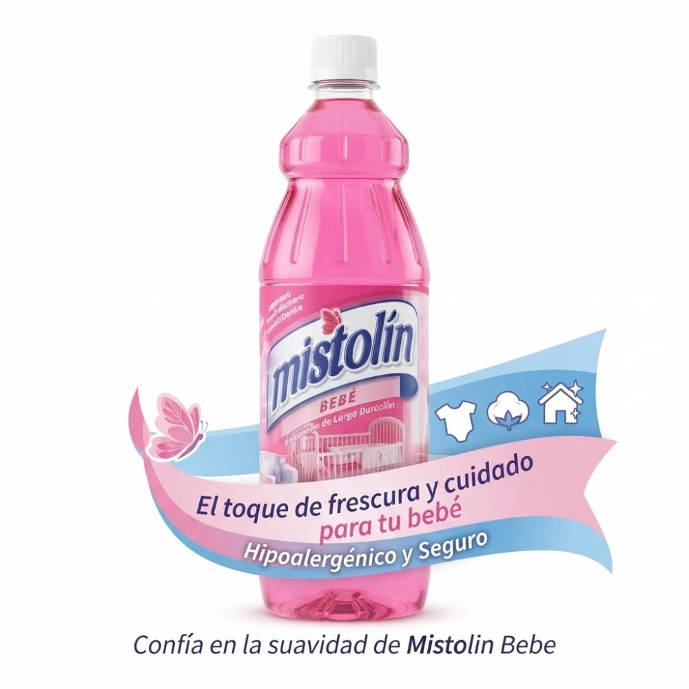 Mistolin Limpiador Aromatizante Bebe 828ml