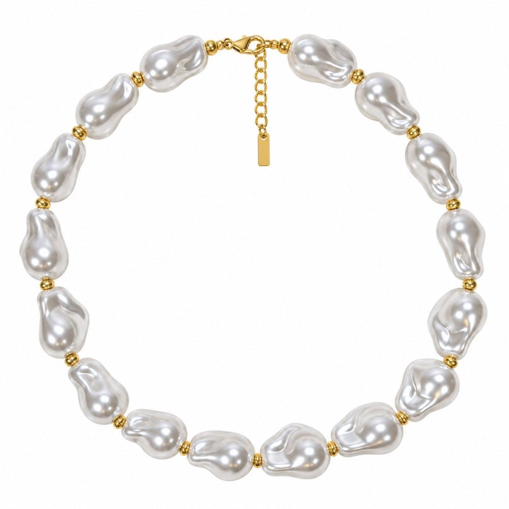 H&Co Collar Para Damas Perla Barroca