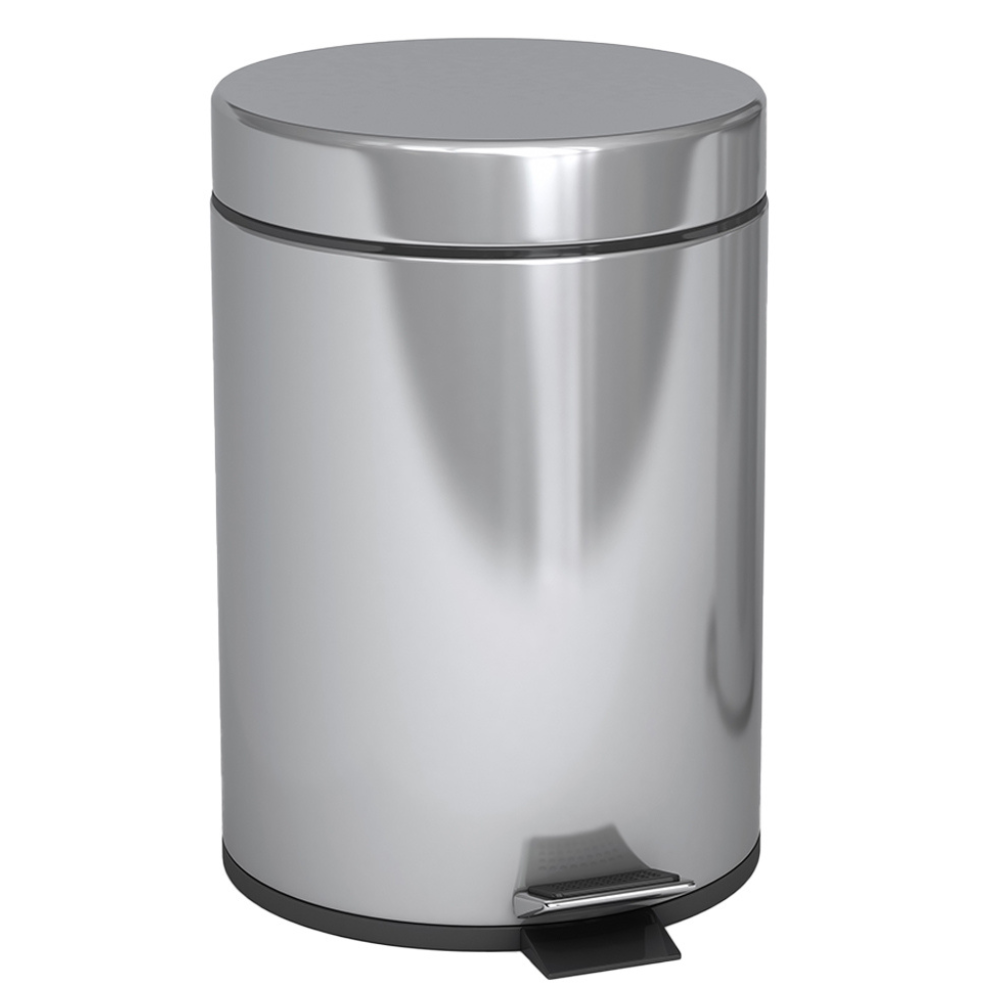 Alfa Hogar Papelera Pedal Bin Acero Inoxidable 20Lt.