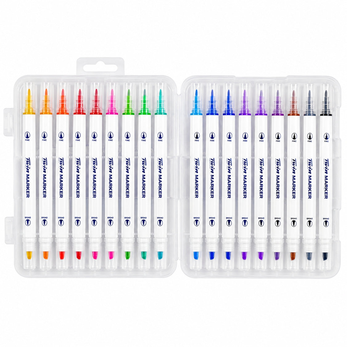 Studmark Marcadores Doble Punta 18 Colores