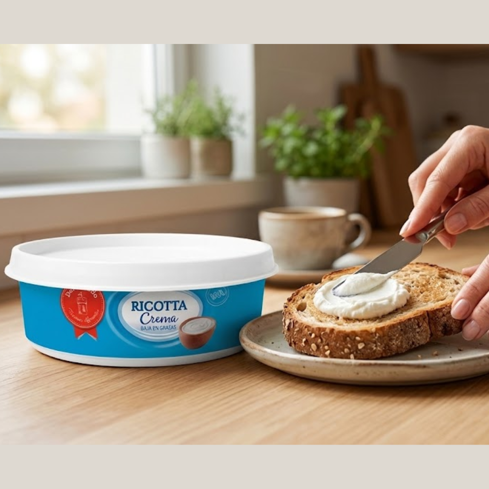 Queso Ricotta Untable Tina Del Castillo 250gr