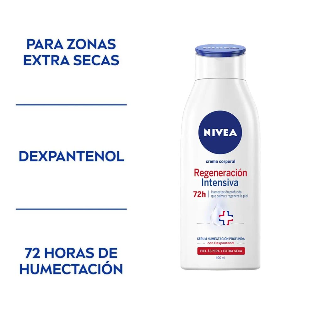 Nivea Crema Corporal Regeneración Intensiva 72H 400ml
