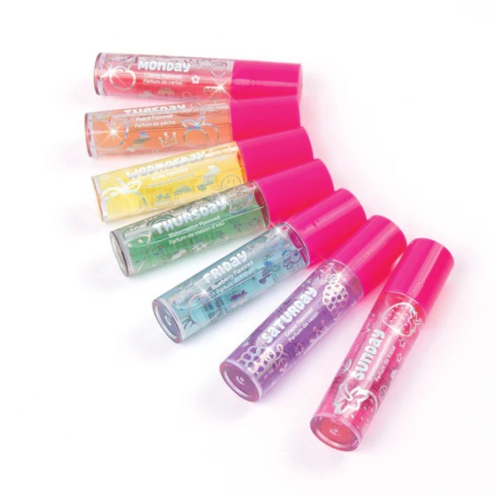 3C4G Set De Brillos Labiales Días De La Semana 8+ 7Pzs