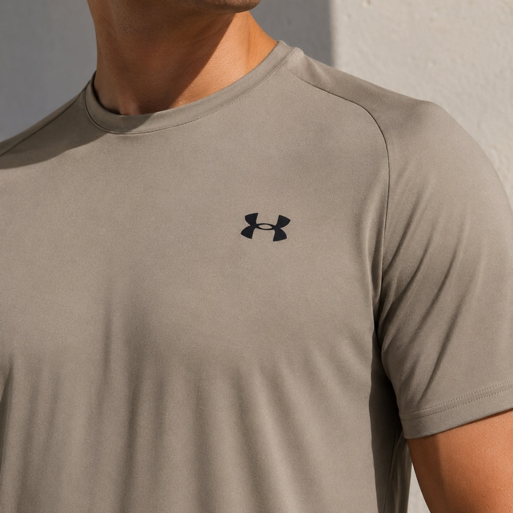Under Armour Franela Manga Corta Tech™ 2.0 Tee  Para Caballero  Color TaupeDusk