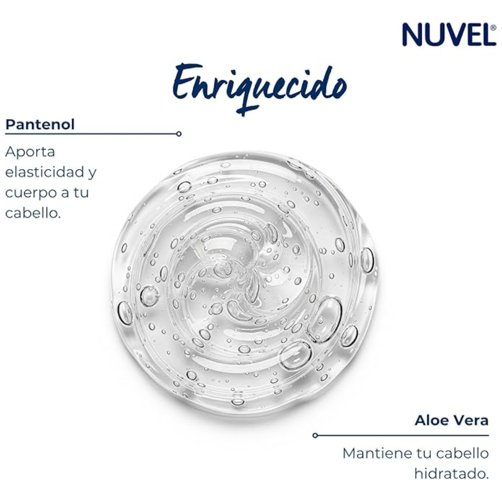 Nuvel Gel Moldeador Para Cabello Extra Firme 250gr
