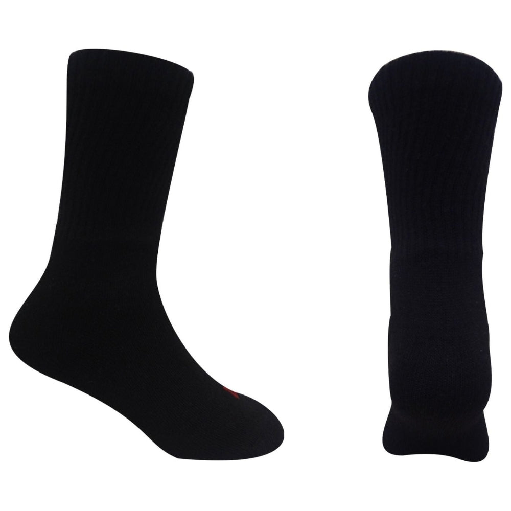 Wilson Medias Largas de Fibra Sintética Para Niños 3 Und Blancas/Azul Marino/Negras