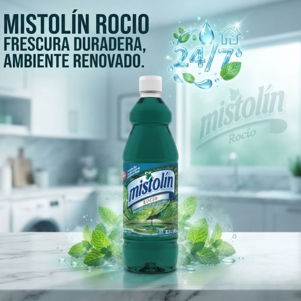 Mistolin Limpiador Aromatizante Rocio 828ml