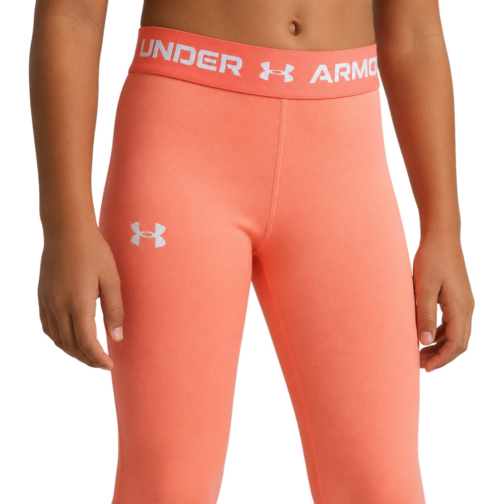 Under Armour Leggings Deportivos Para Niña Color Flare Orange