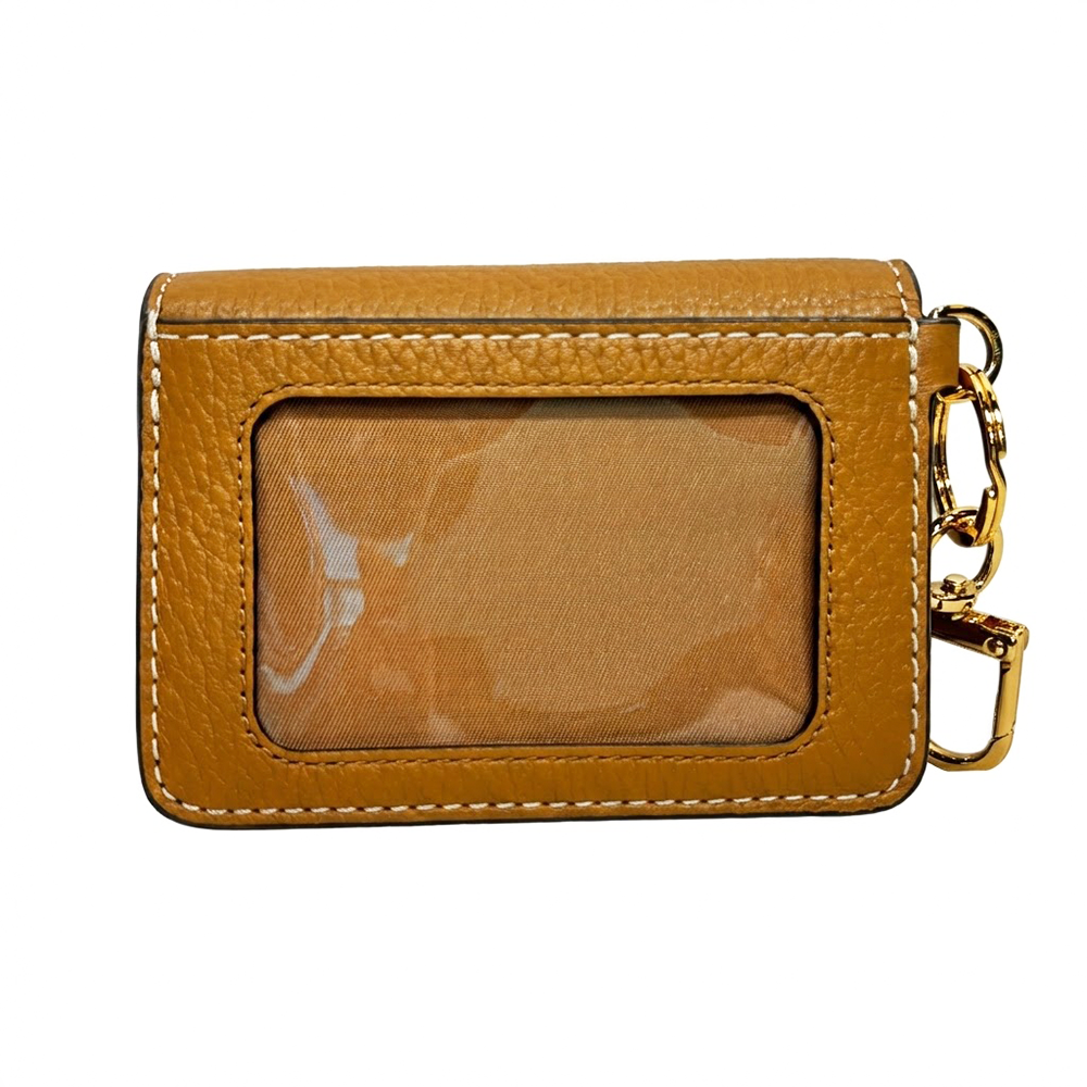 Tory Burch Monedero Thea Flap Card Case Tiramisu