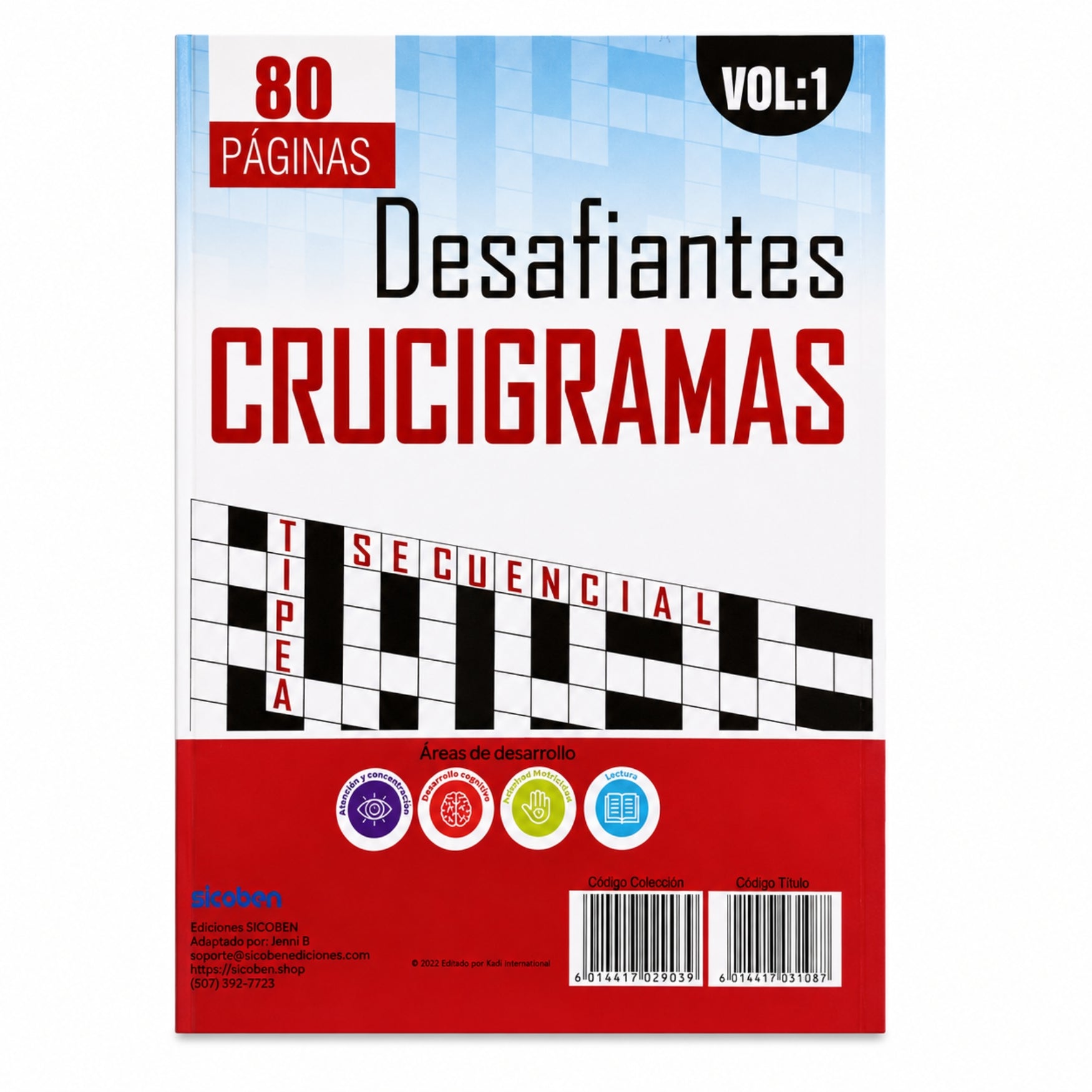 Sicoben Pasatiempos "Desafiantes Crucigramas" Vol 1