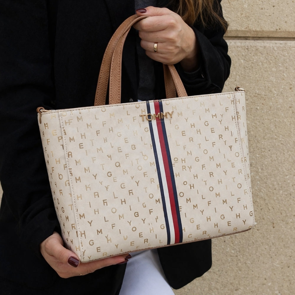 Tommy Hilfiger Cartera Handbag White & Cream