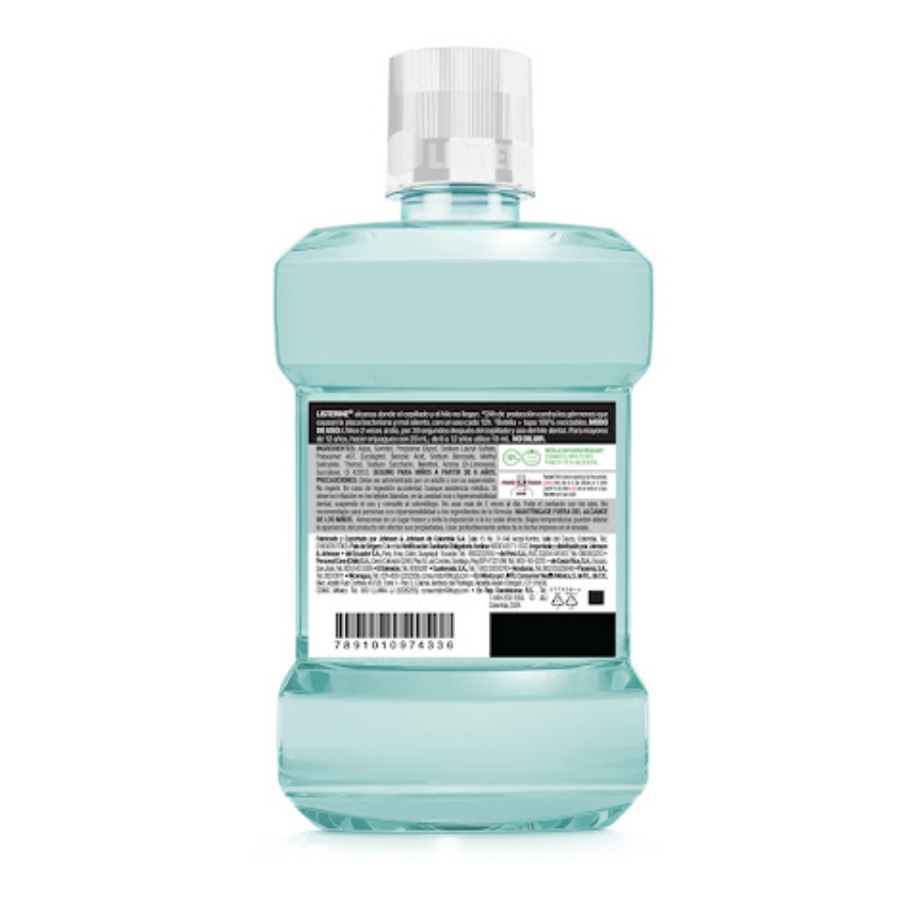 Listerine Enjuague Bucal Cool Mint Zero 500ml