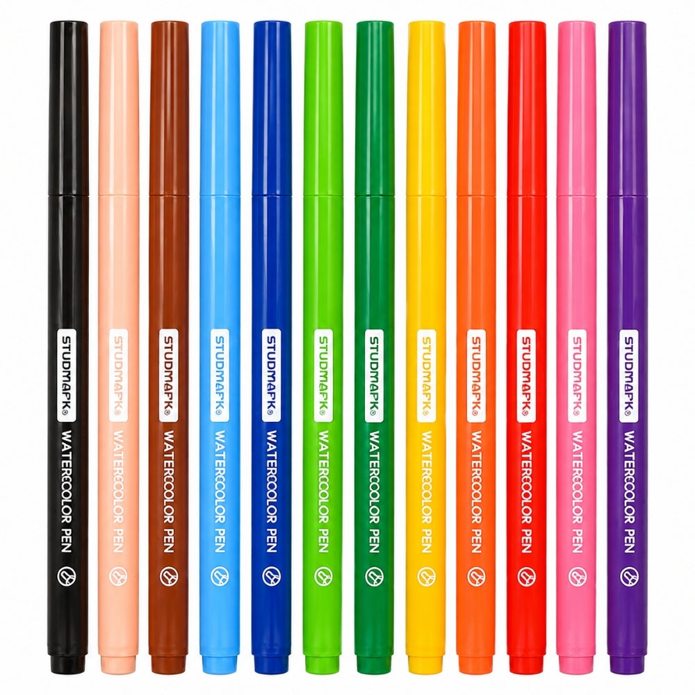 Studmark Marcadores Base de Agua 12 Colores