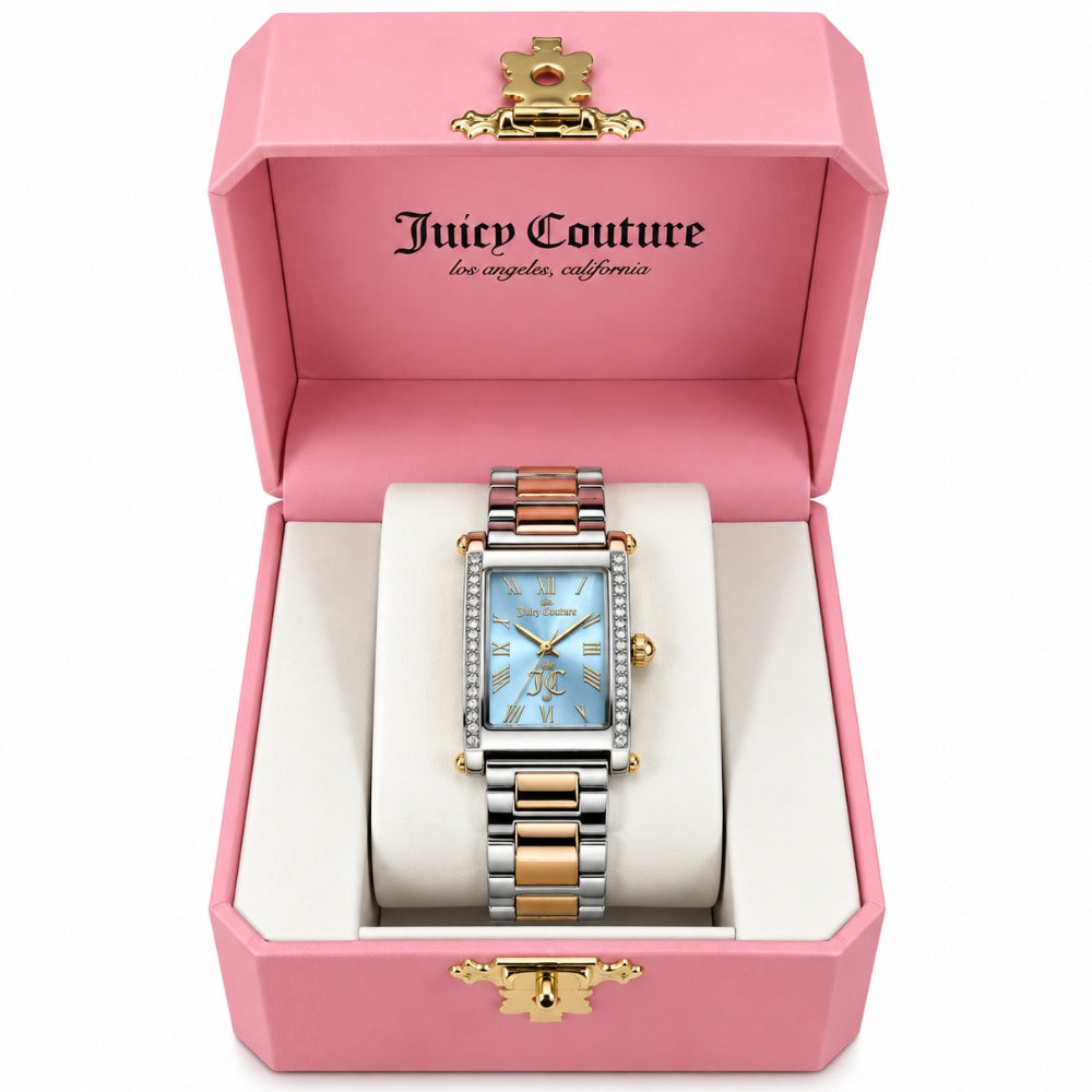 Juiciy Couture Reloj Para Dama Silver Blue