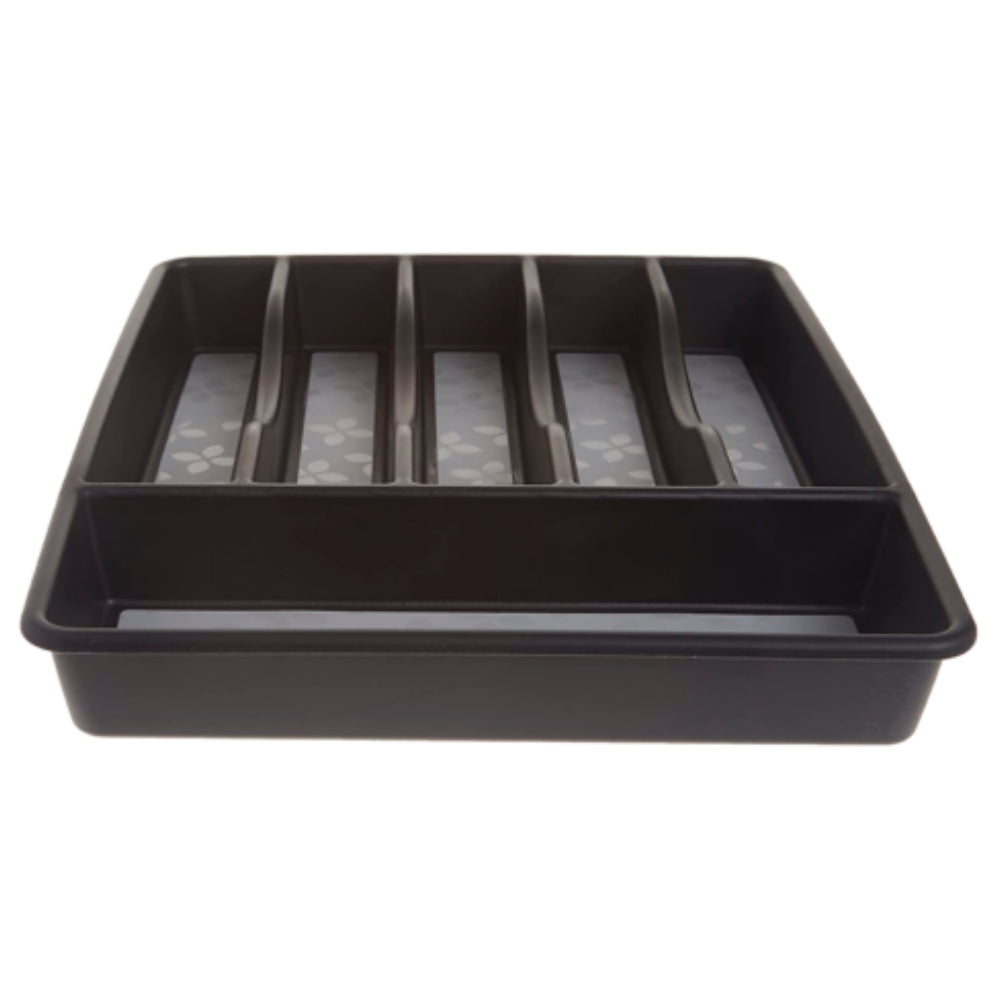 Rubbermaid Organizador De Cubiertos Antideslizante Negro