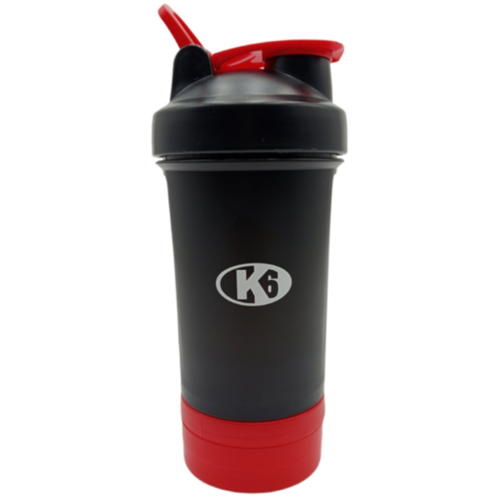 Vaso Mezclador K6 Pro Sport 6 en 1 Black & Red 450ml