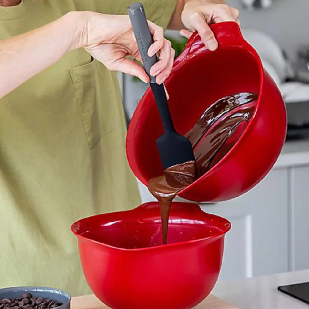 KitchenAid Cuchara Espátula De Silicon Gris
