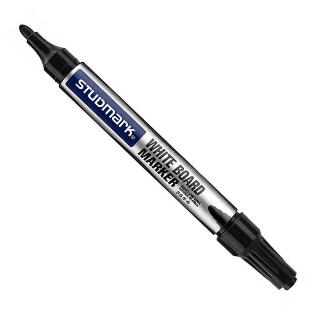 Studmark Marcador para Pizarrón Blanco Punta Redonda Color Negro 1Und