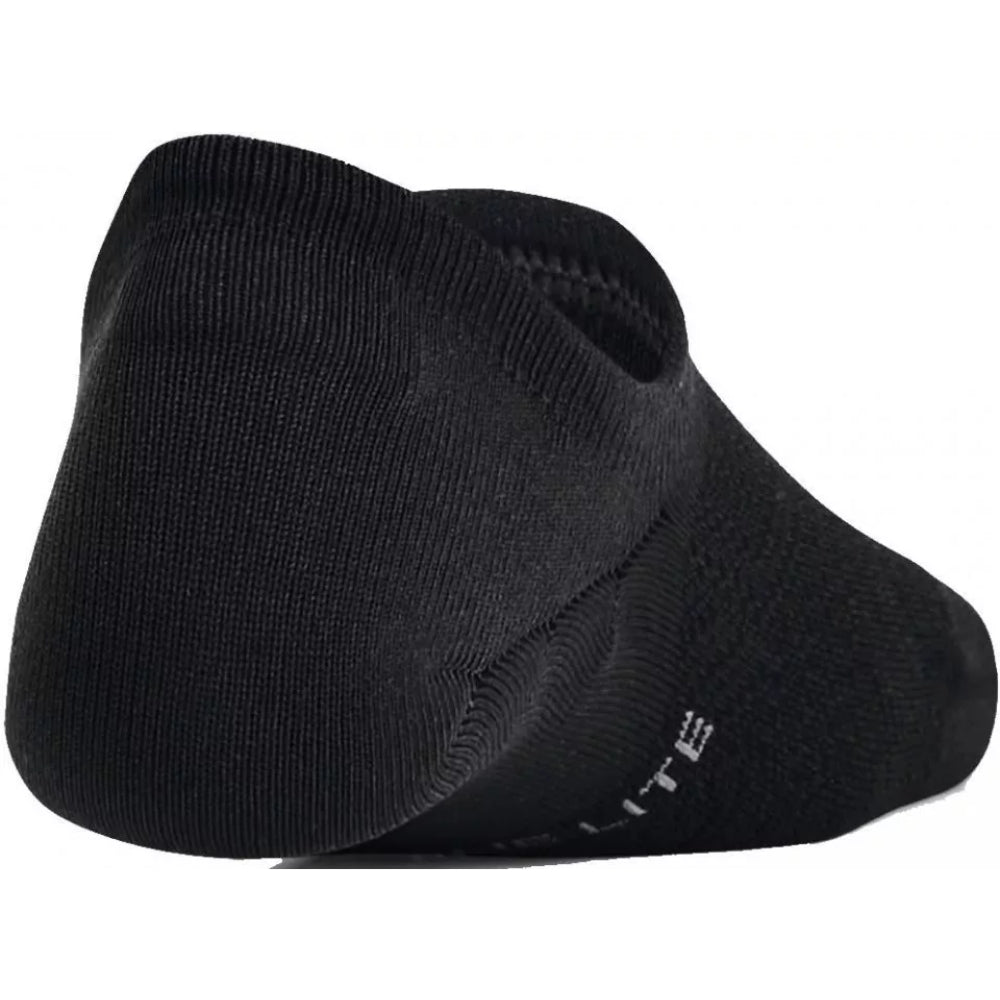 Under Armour Medias Invisibles Deportivas 3 Pack Color Negro
